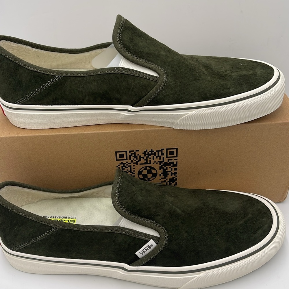 Vans Men's Green Classic Slip-On Slip-On Vr3 Sf
Sherpa Grape Leaf/Marshma - Picture 2 of 16